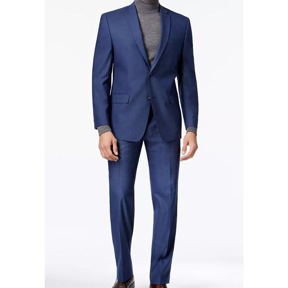 Marc New York by Andrew Marc Men's‎ Modern-Fit Suit Blue 40Short 33WX30L - Picture 1 of 10